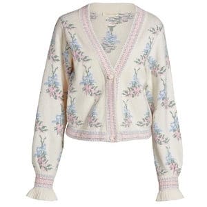 granny chic sweater - fairy garden cardigan
