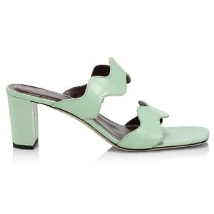 pastel style -mint green heels