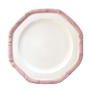 Pink Bamboo Plate - Entertaining Ideas by Born on Fifth