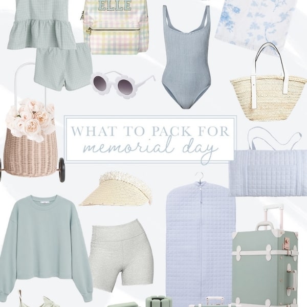 Memorial Day Packing List - via Born on Fifth