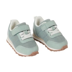 mint green sneakers baby - pastel children's clothing