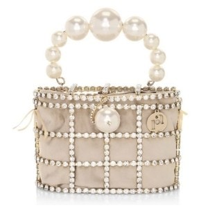 Pearl Top Handle Bag - bridal