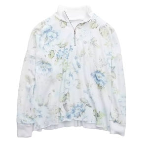 floral under $100 grandmillennial pastel style sweatshirt