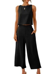 perfect two piece sets for summer from Amazon - black