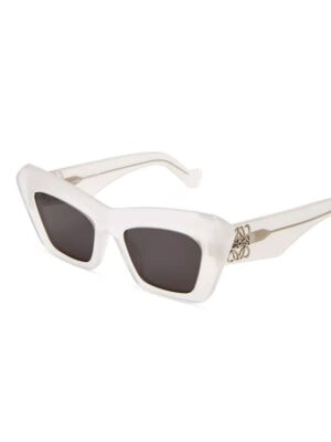 Loewe white cat eye sunglasses