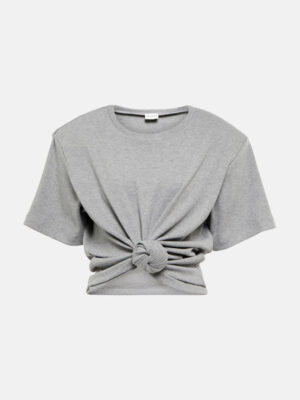 gray knot t shirt