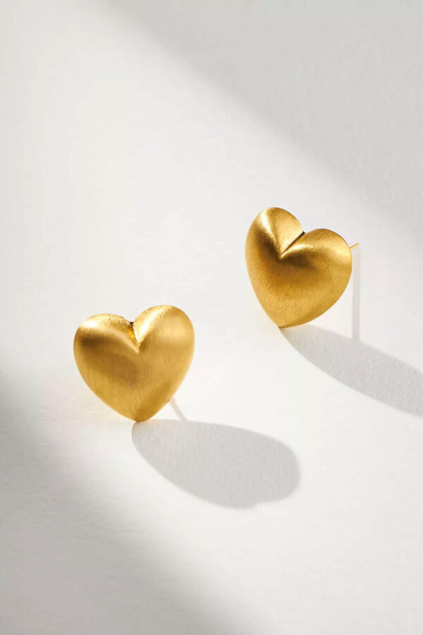 Casa Clara Gold Heart Earrings