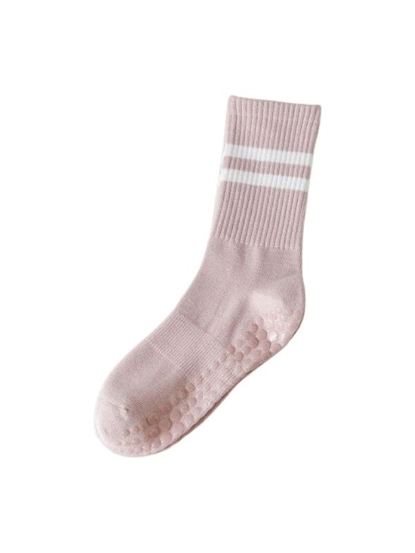blush yoga grip socks