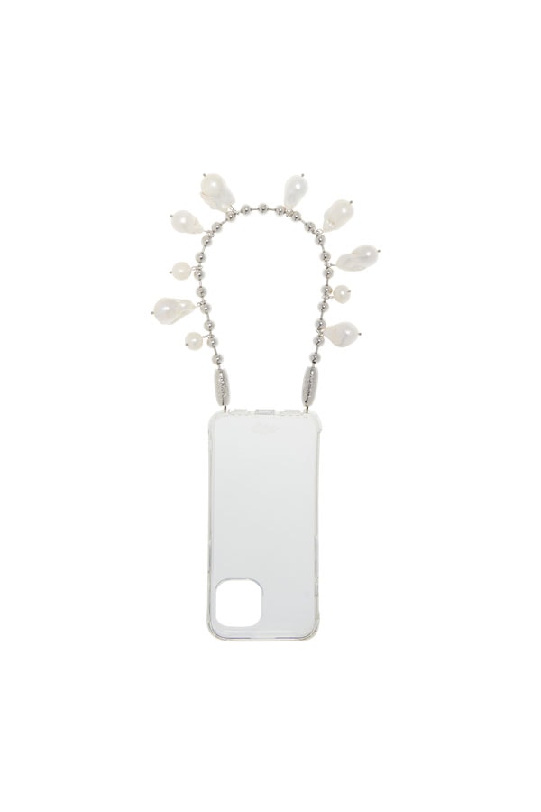 Baroque Pearl Wristlet Phone Case/Cord Set