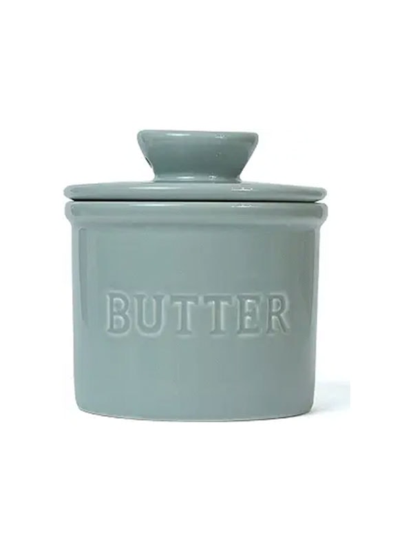 aqua butter dish
