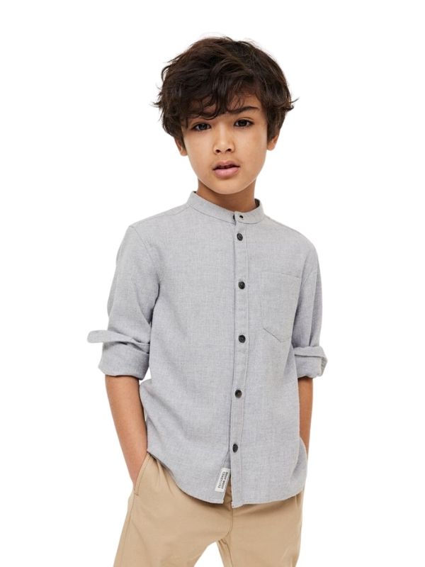 H&M Boy's Cotton Collar Shirt