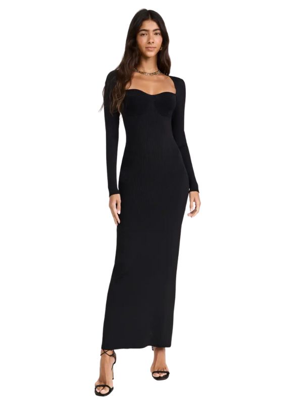 Black STAUD Silhouette Dress Silhouette Dress