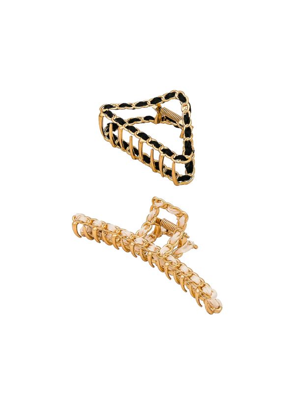 chic gold hair clips - gift ideas for her