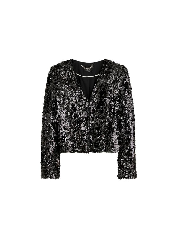 Sequin lady jacket - uptown girly style on Born on Fifth