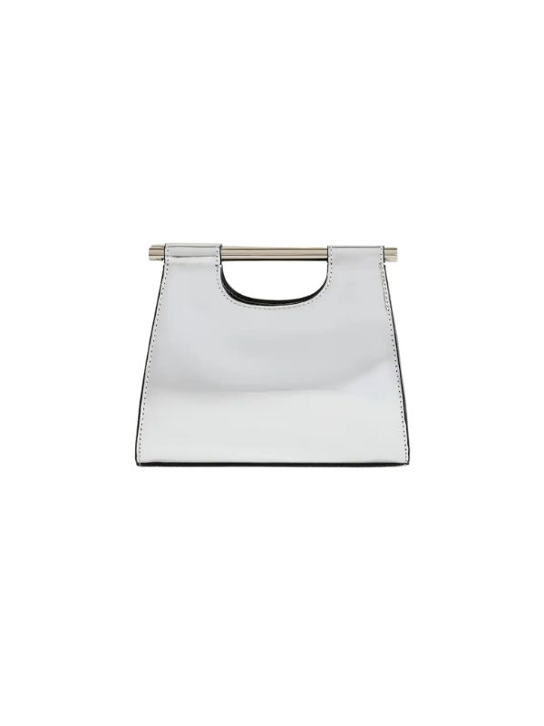 Silver clutch - the chic STAUD Mar Mini Bag Mar Mini Bag