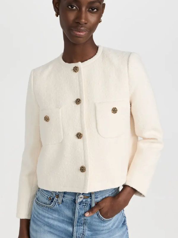 Cream lady jacket - Meredith Jacket