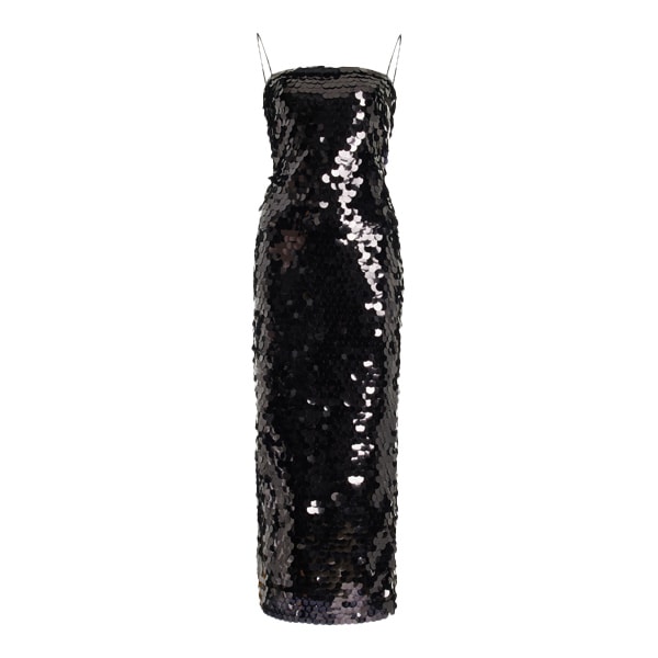 black sequin gown - how to make new years eve at home more special