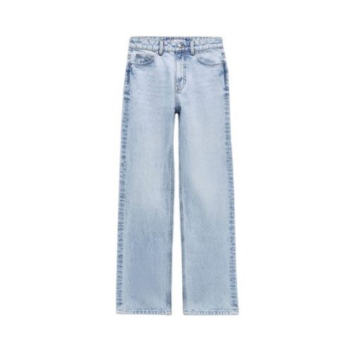 Zara High Rise Straight Jeans