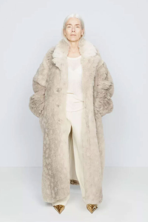 Raey Oversized faux-fur maxi coat