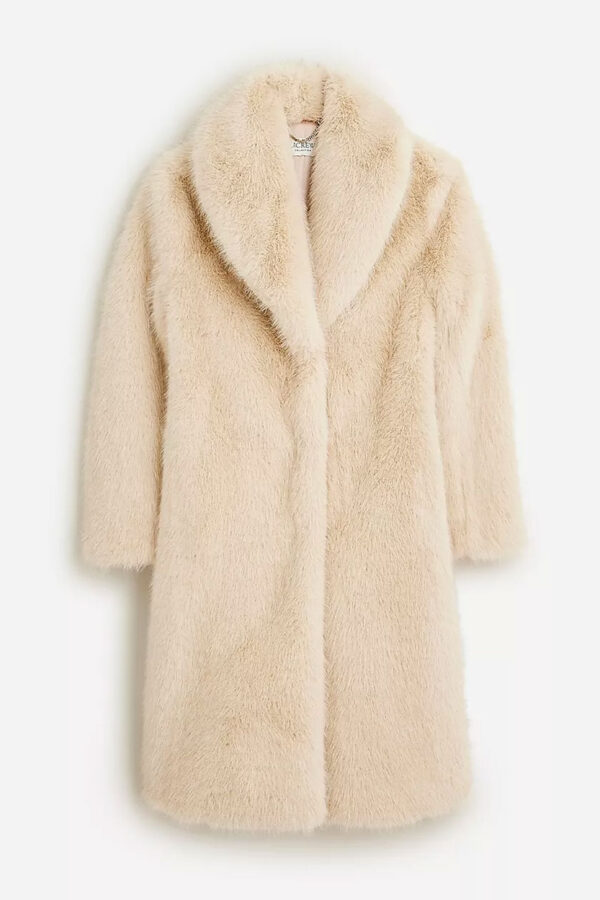 Collection limited-edition faux-fur coat