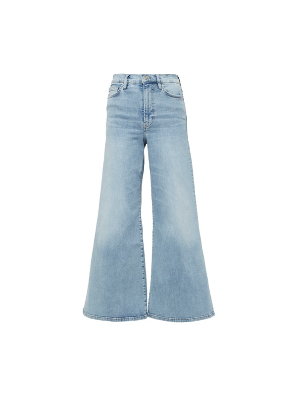 FRAME Le Palazzo Crop high-rise flared jeans