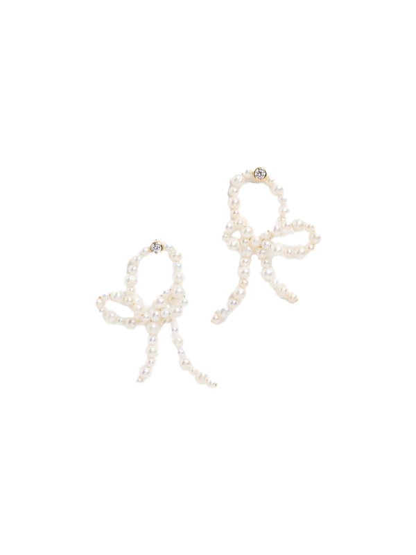 Completedworks Earrings with Fwp and Cz Earrings with Fwp and Cz