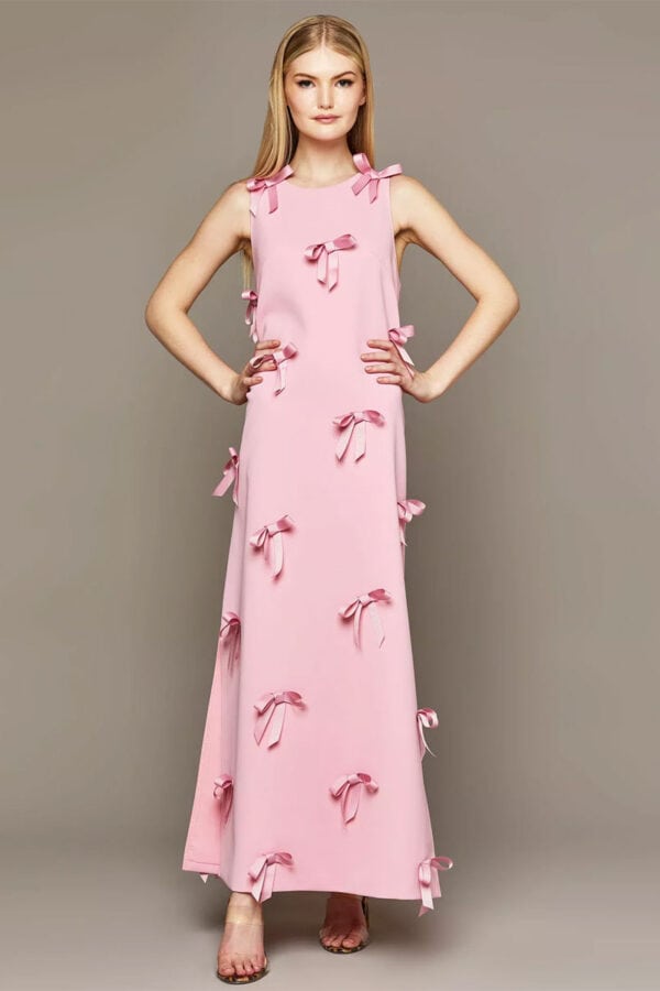 mmemink pink bows dress