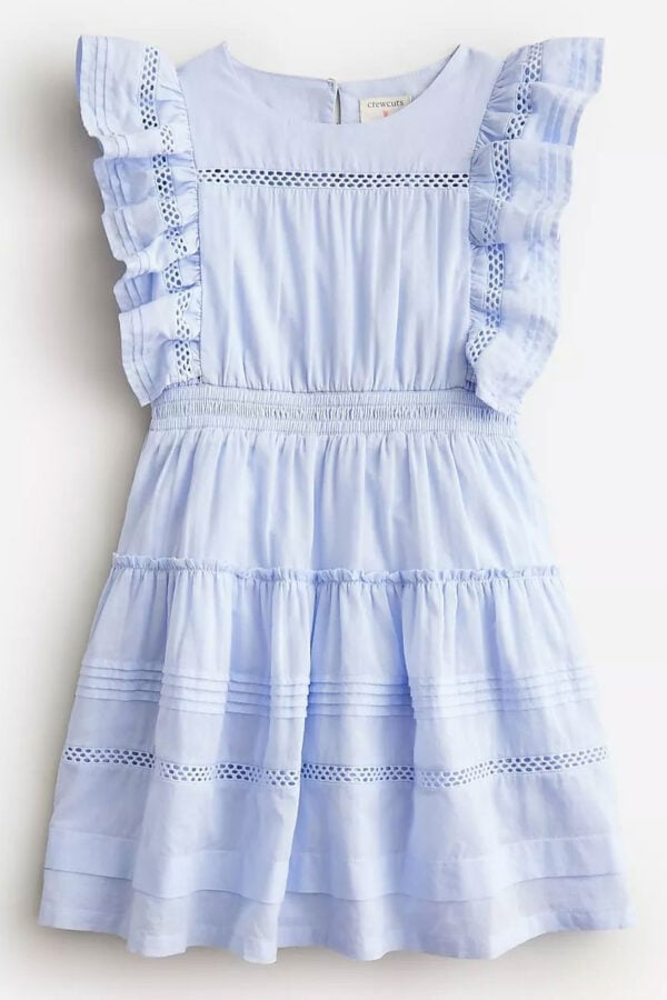 Crewcuts Girls' teatime dress in cotton voile