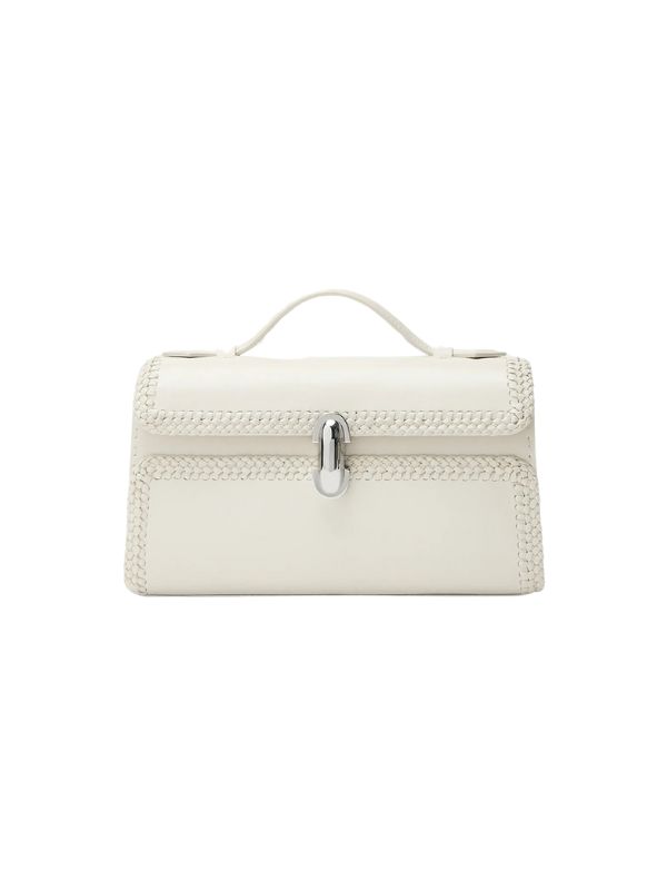 SAVETTE Symmetry Pochette Leather Top-Handle Bag