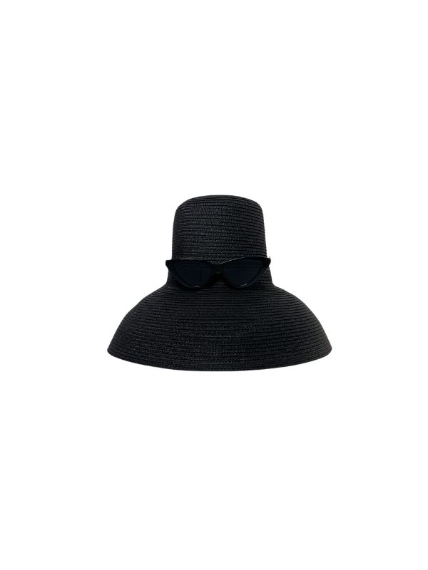 MME.MINK THE “GIGI” LEGACY HAT - NOIR