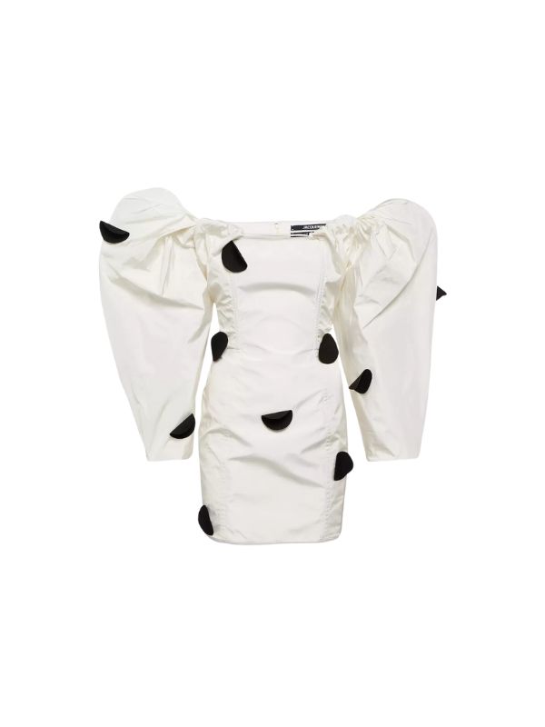 JACQUEMUS La Robe Taffetas polka-dot minidress