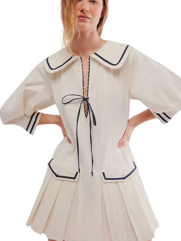 free people white starboard dress