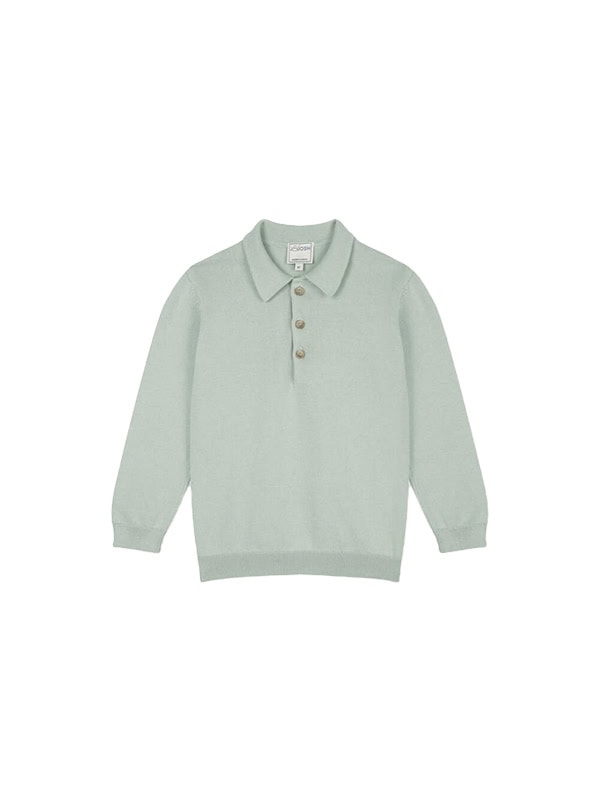 J&Josh Polo Sweater, Pale Green