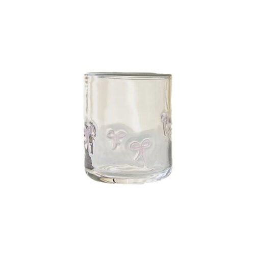 anthropologie bow drinking glasses