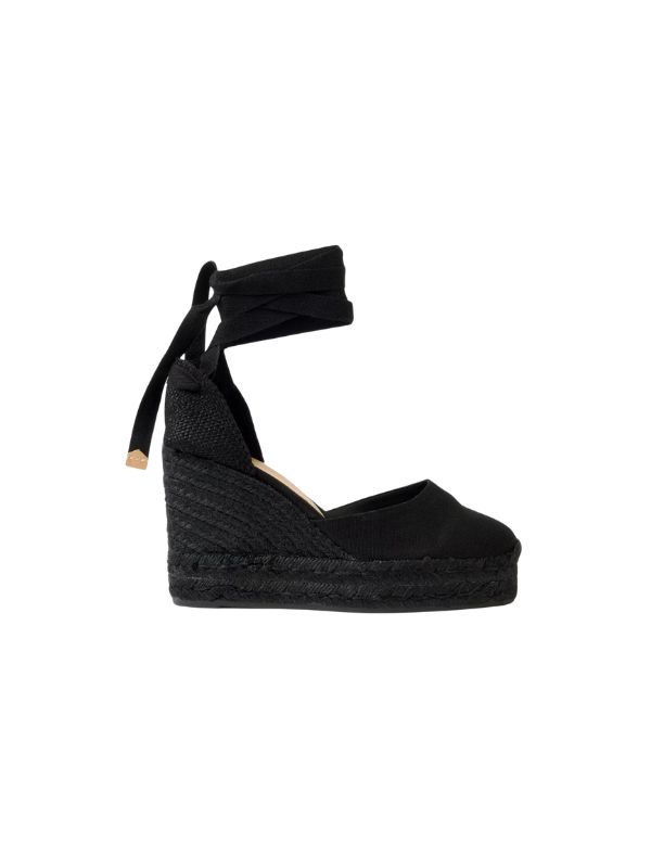 Castañer 80mm Carina canvas espadrille wedges