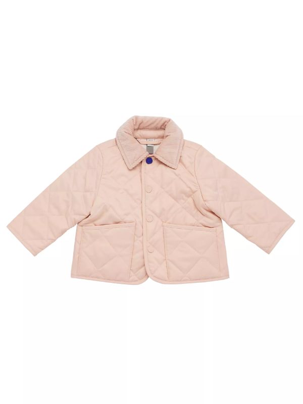 quilted girls pink jacket