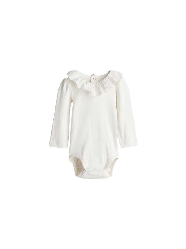 H&M Bodysuit with Ruffle Collar