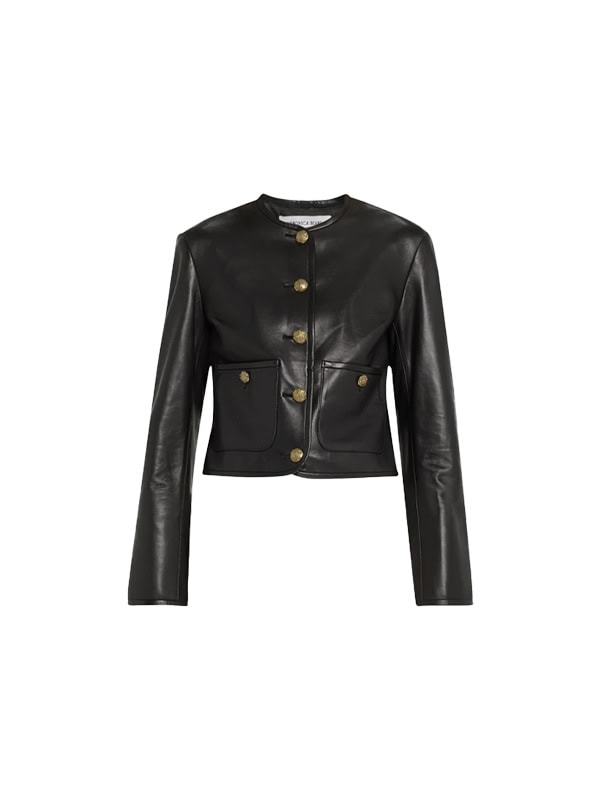 Veronica Beard Andrea Leather Jacket