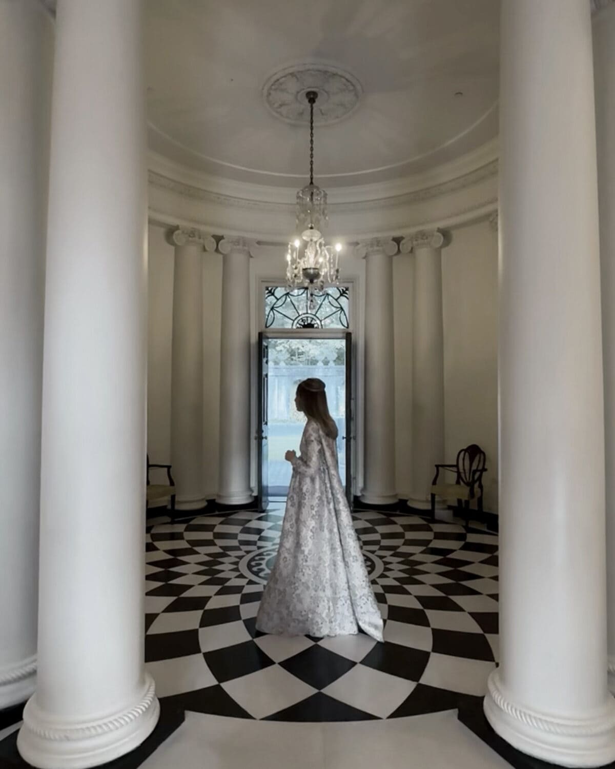 Swan Royal gown for The Swan House Atlanta