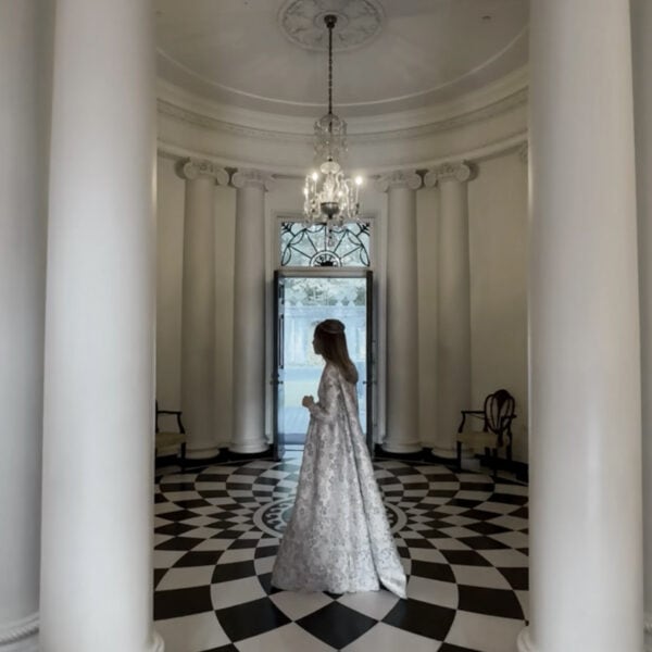 Swan Royal gown for The Swan House Atlanta