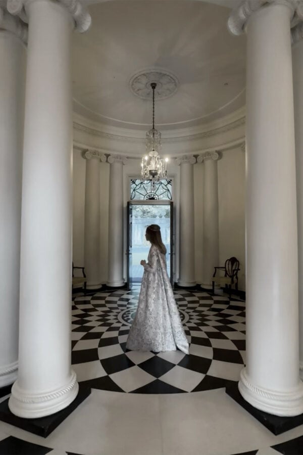 Swan Royal gown for The Swan House Atlanta