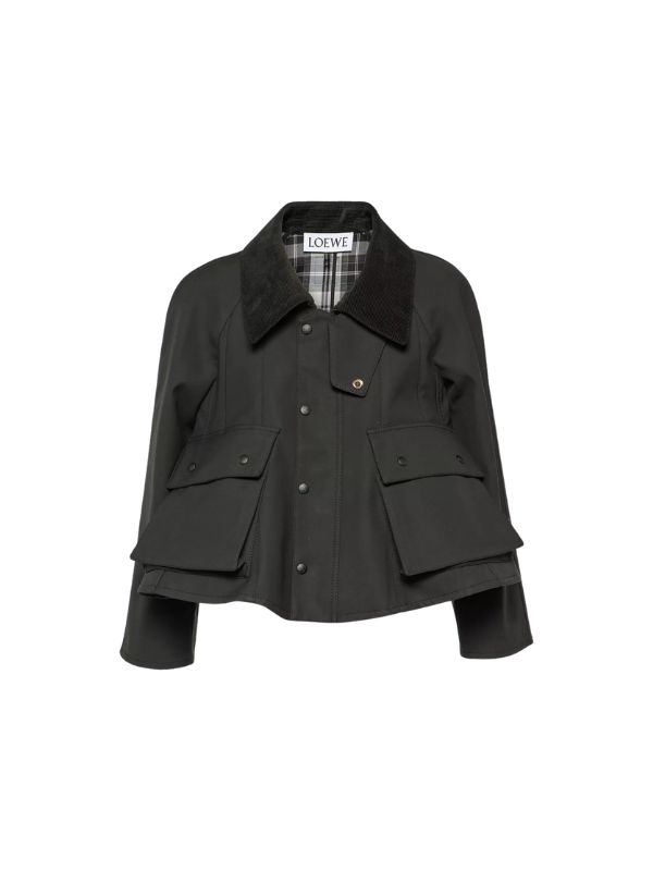 Loewe Trapeze waxed cotton jacket