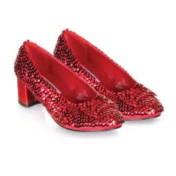 Elle's Dorothy Costume red sequin shoes