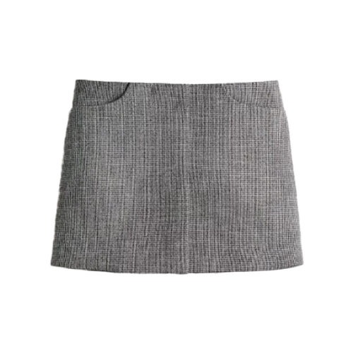 H&M Structured Twill Mini Skirt