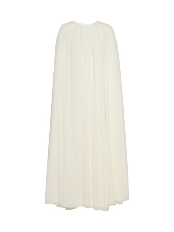 Emilia Wickstead Bridal Olivette caped midi dress