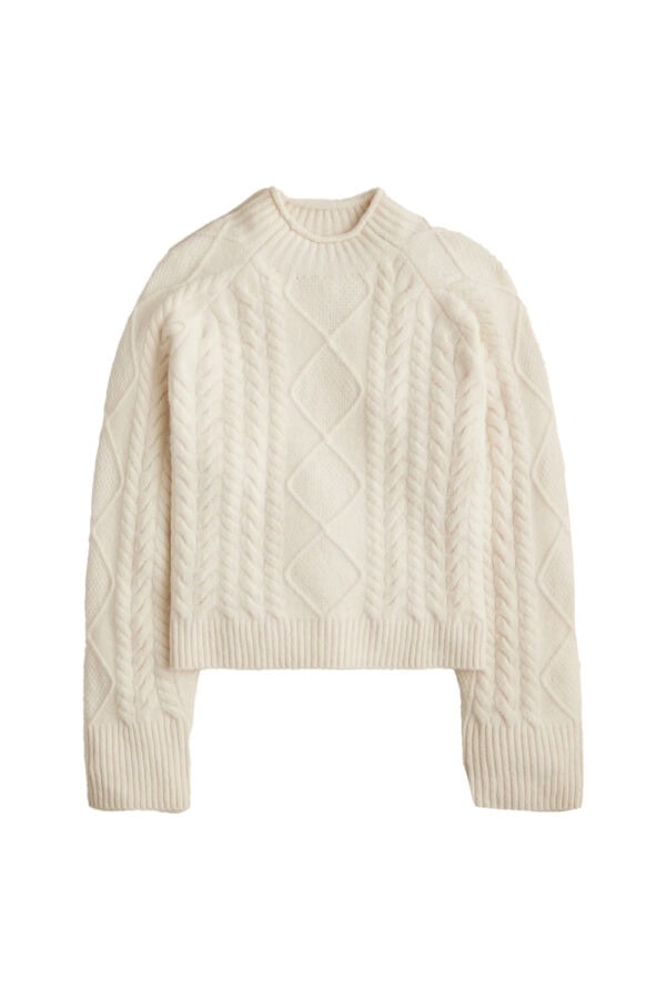 J. Crew cableknit sweater