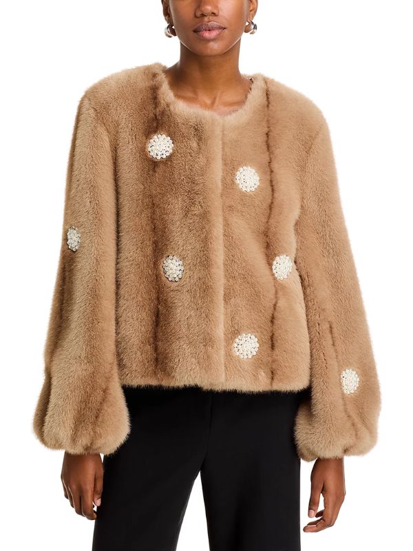 Cinq à Sept Benson Faux Fur Jacket