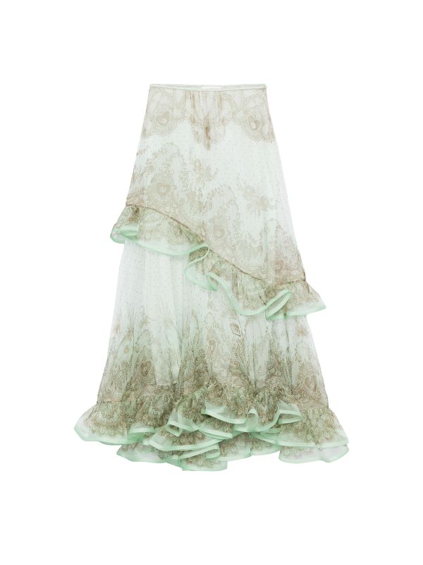 Zimmermann crush maxi skirt