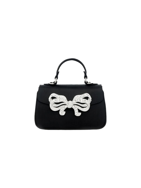 Judith Leiber Couture Bow Satin Top-Handle Bag