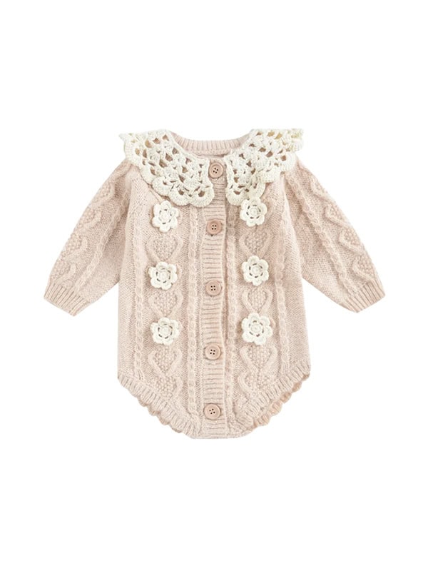 pretty lace baby onesie